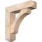Ekena Millwork Legacy Craftsman Smooth Bracket w/ Offset Brace, Douglas Fir, 7 1/2"W x 30"D x 30"H BKT0806X30X30LEC04SDF - alternate 1